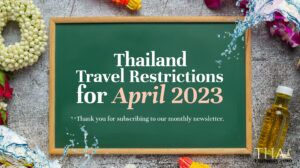 thailand travel advisory 2023