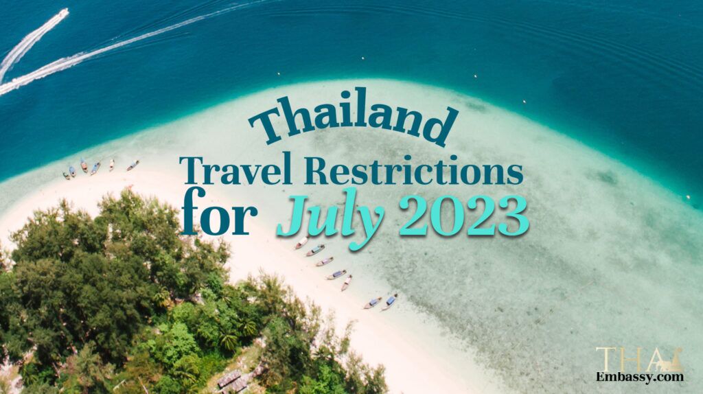 thailand travel advisory 2023