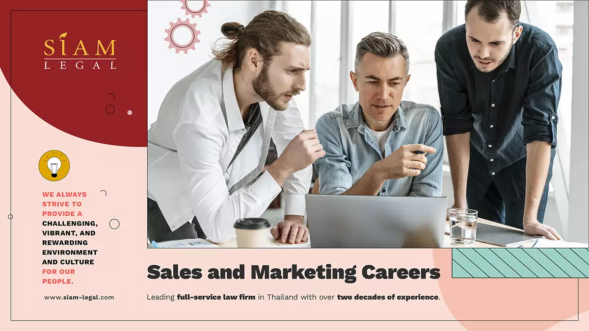 Siam Legal Sales and Marketing Careers