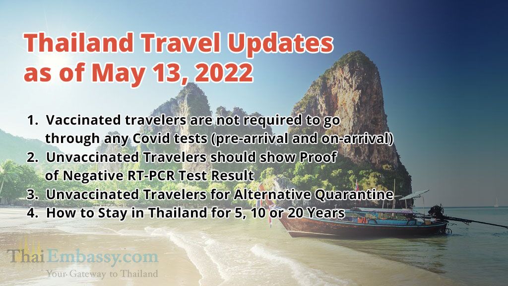 Thailand Travel Updates for May 13