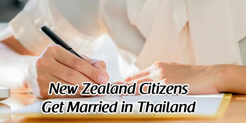 New Zealand Citizens Get Married in Thailand