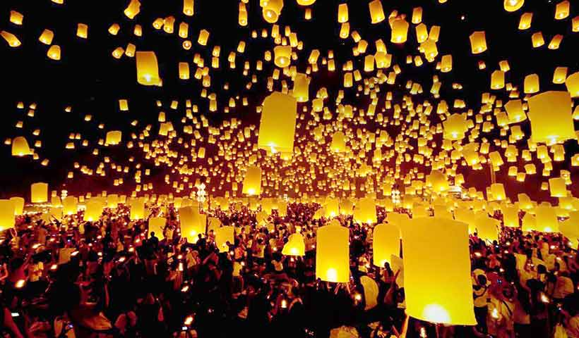 Thailand Sky Lanterns