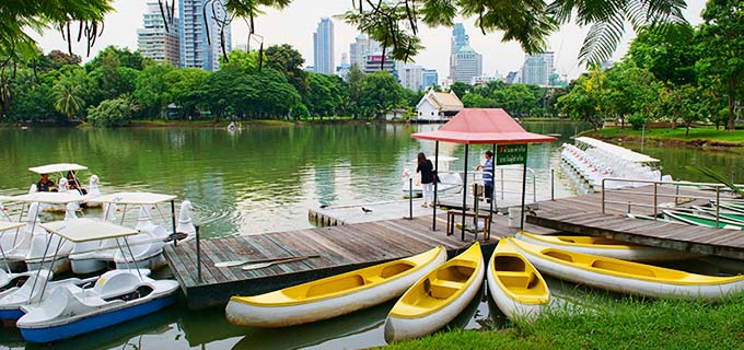 Lumpini Park in Bangkok