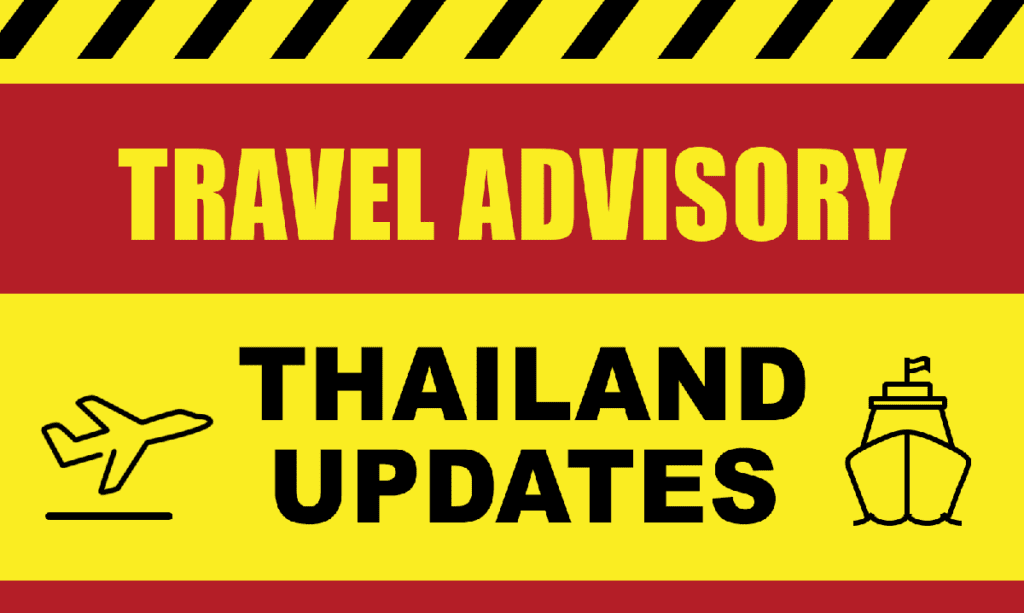 thailand tourist advisory