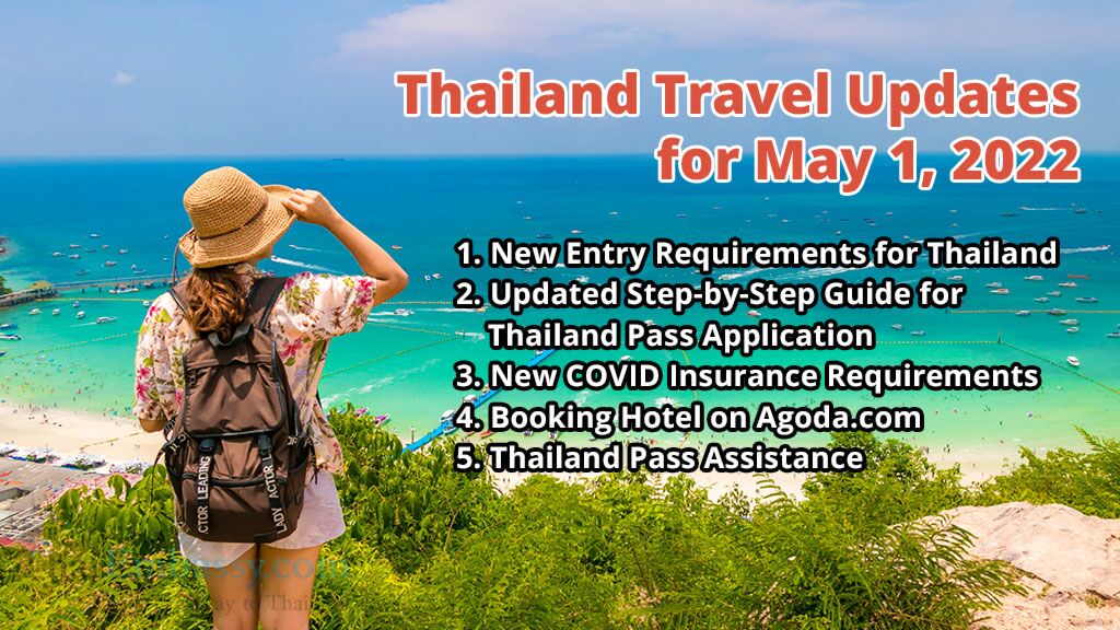 Thailand Travel Updates for May 1