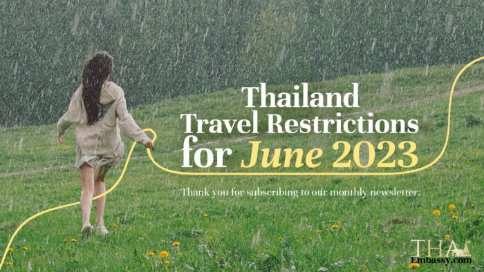 travel requirements thailand december 2022