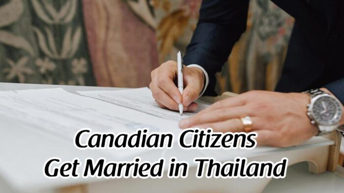 Canadian Citizens Get Married in Thailand