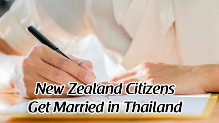 New Zealand Citizens Get Married in Thailand