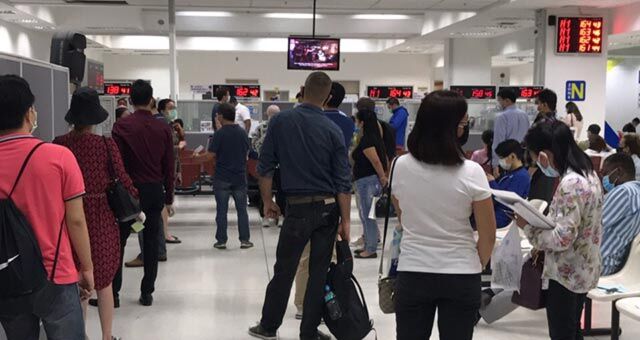 Thai Immigration Queue