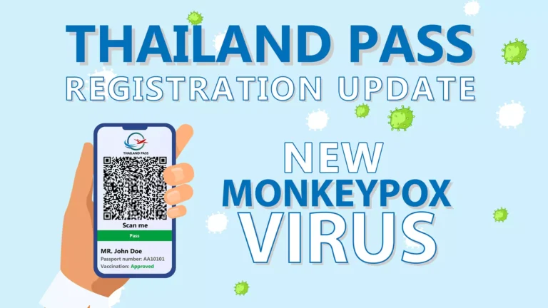 Thailand Pass Update for Monkeypox