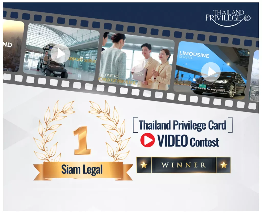 Thailand Privilege Card Video Contest Winner