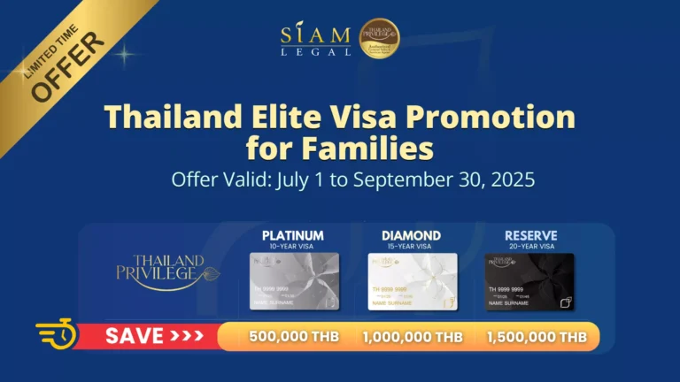 Add Family Members to Thailand Privilege for THB 500,000