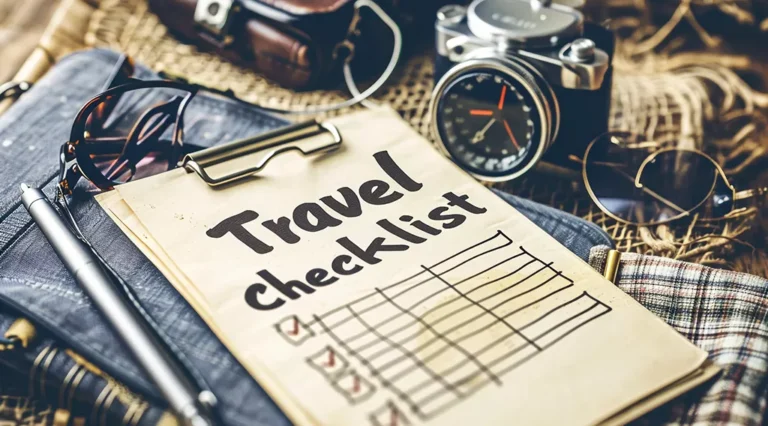 Checklist for Travel to Thailand